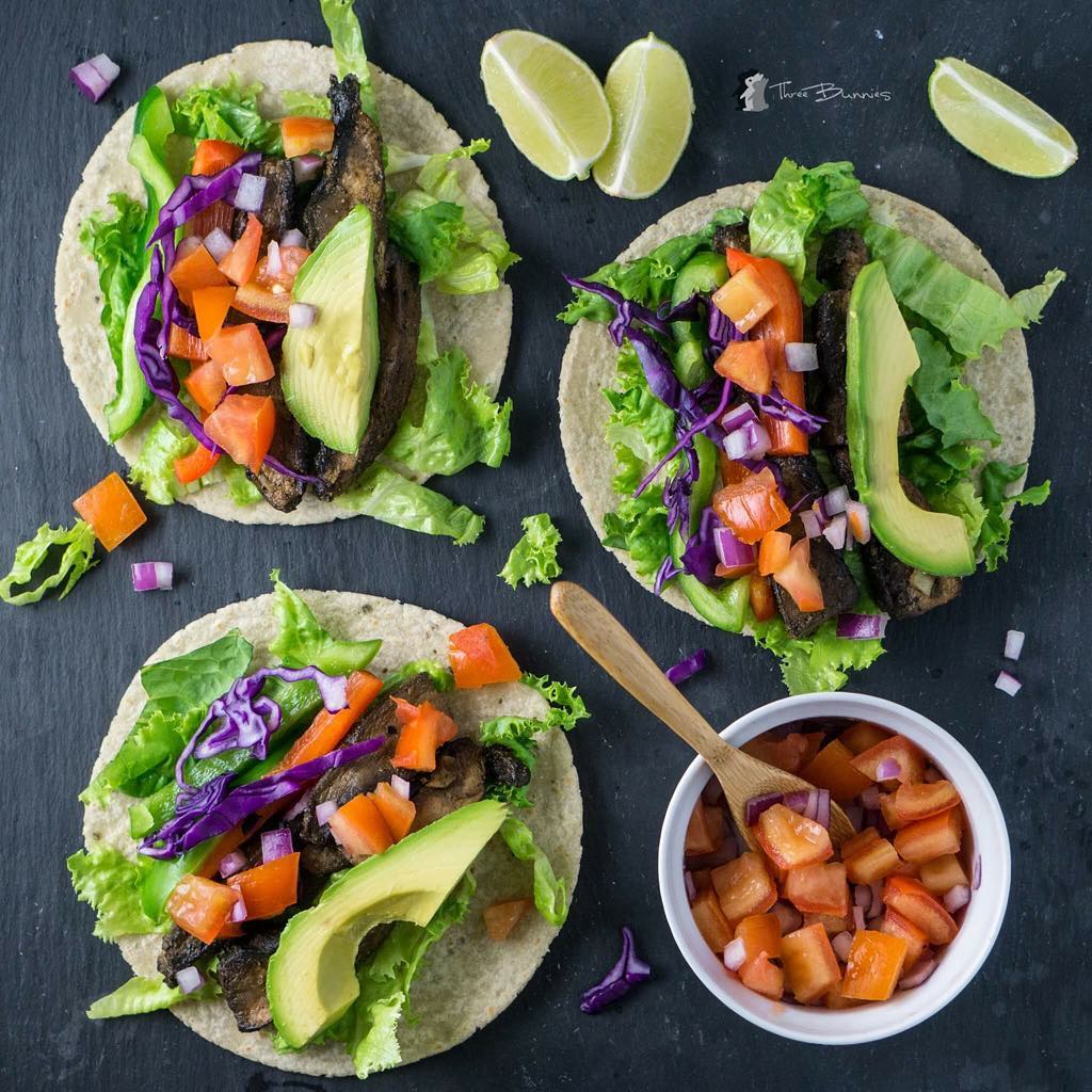 Mushroom and Veggie Tacos