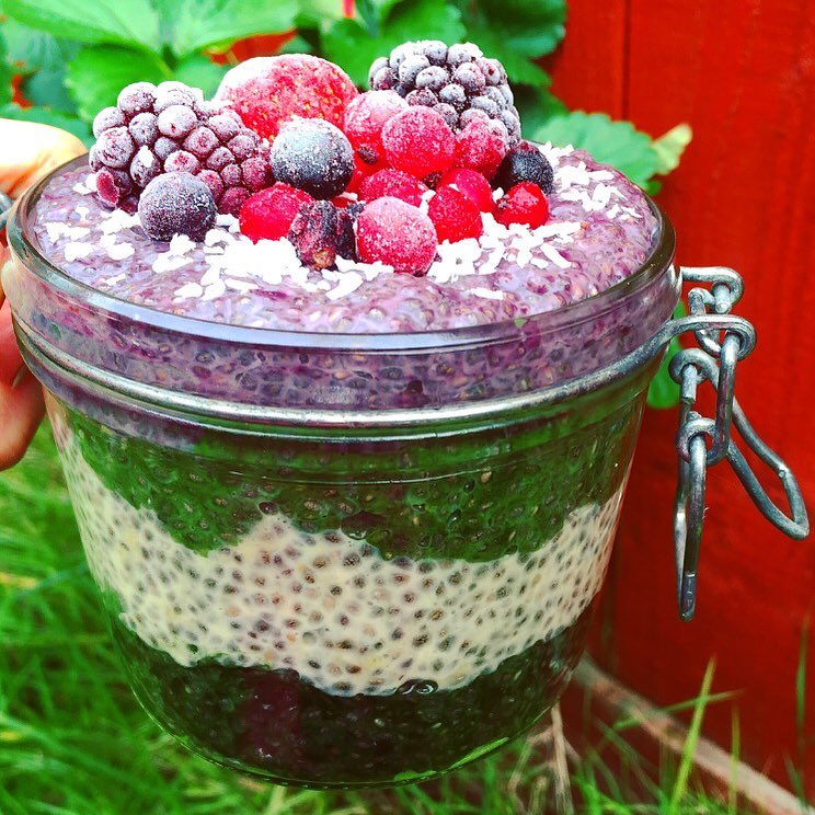 Rainbow Chia Pudding Breakfast