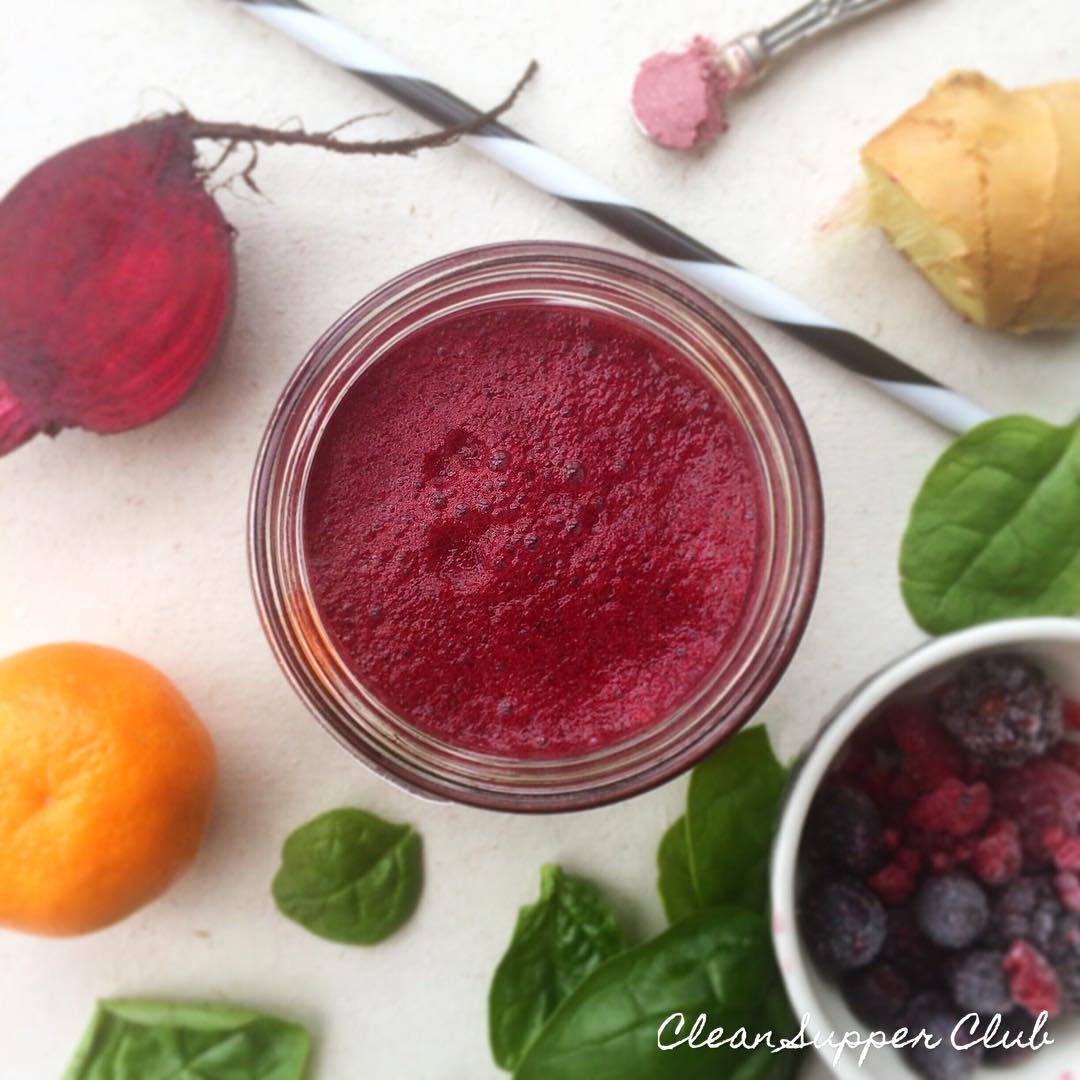 Beet, Berry & Orange Smoothie