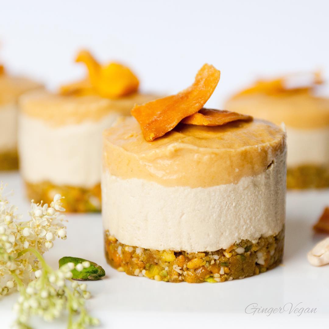 Mango Lucuma Cheesecake