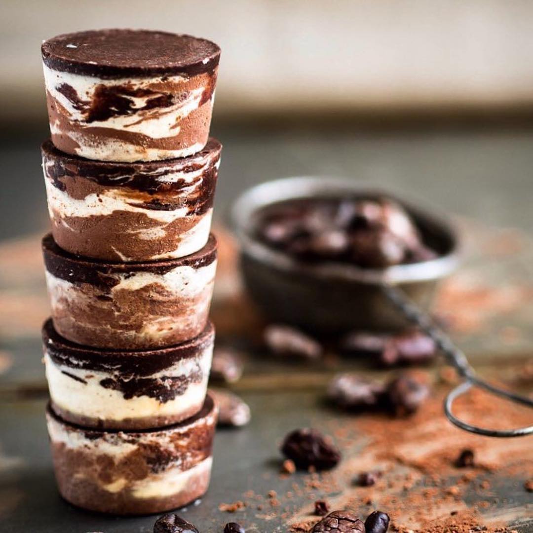 Triple Raw Chocolate Cups