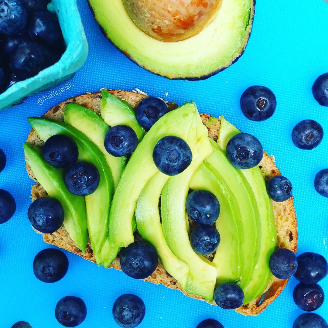 Avocado Toast with Blueberries