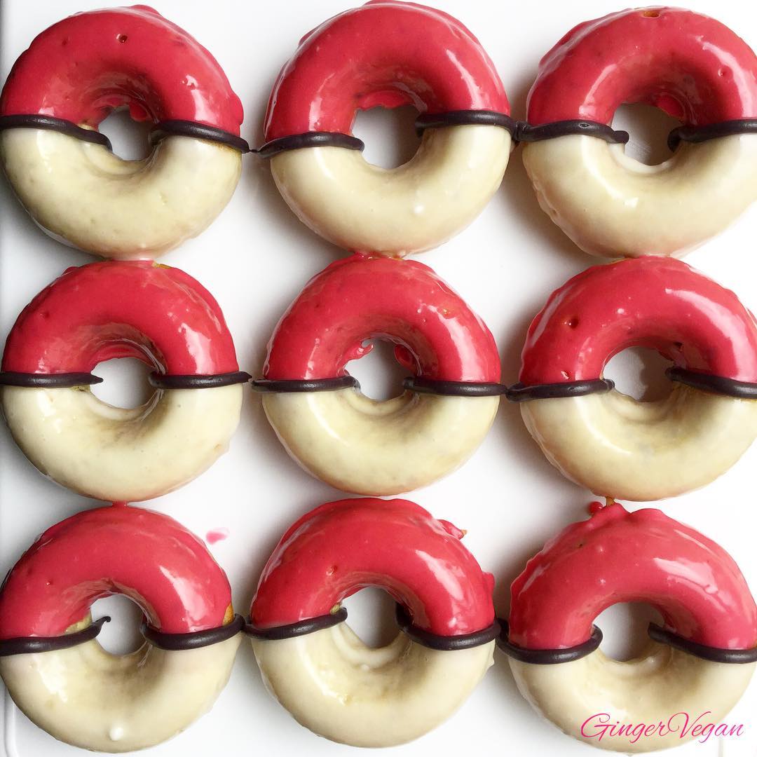 Vegan Pokemon Donuts