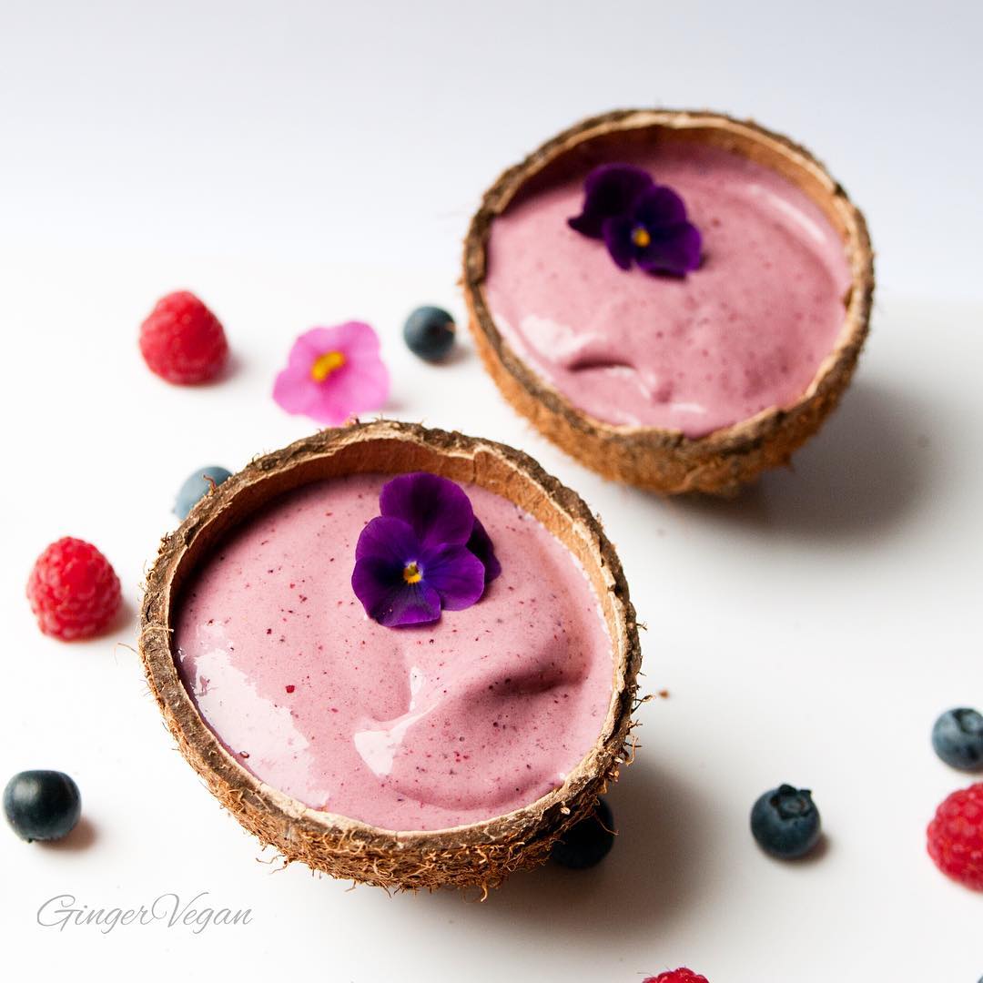 Vegan Black Forest Nicecream Dessert