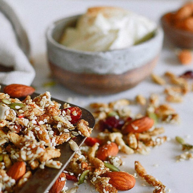 Baked Coconut Gluten-Free Fodmap Friendly Muesli