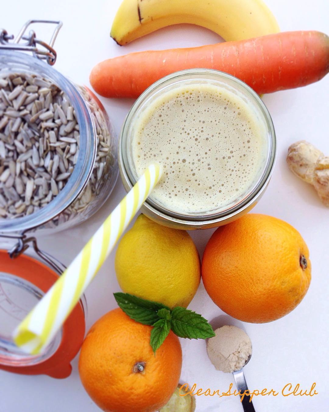 Delicious Citrus and Ginger Smoothie Bursting with Flavor