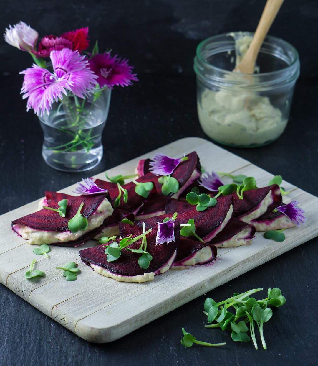 Our Beets Meat Raw Ravioli