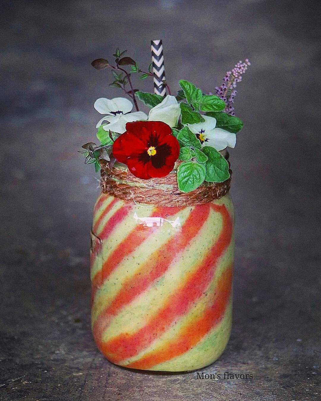 Vibrant Green and Orange Smoothies