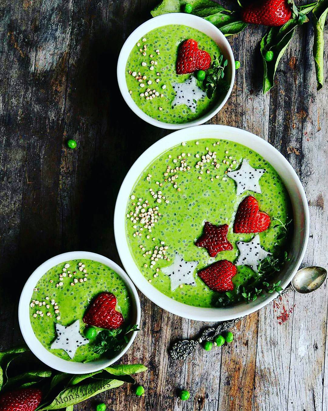 Pea and Chia Green Smoothie