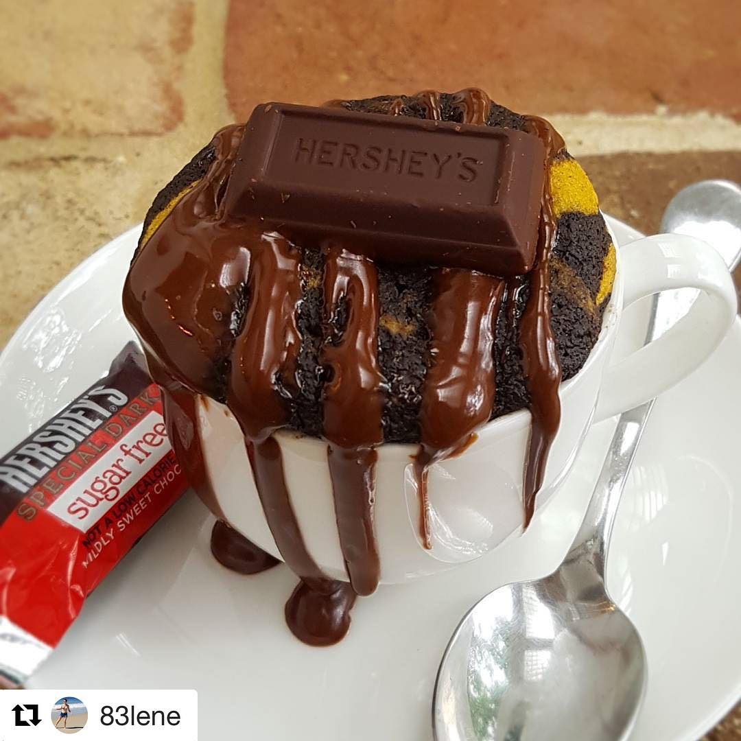 Pumpkin Chocolate Mug Cake Breakfast