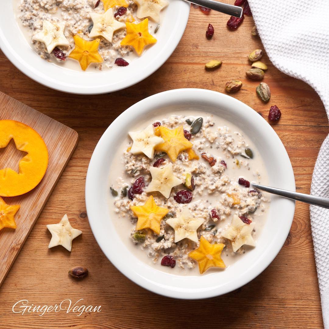 Cranberry and Pistachio Overnight Oats