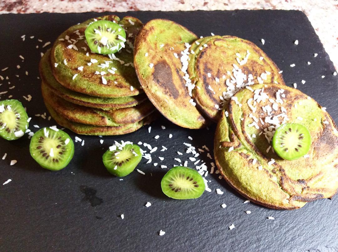 Kale & Spinach Pancakes
