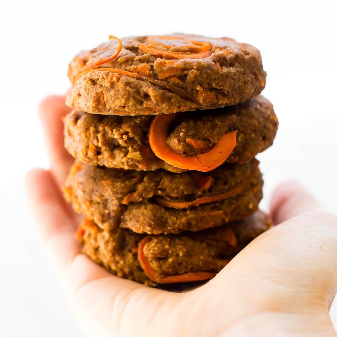 Spiralized Carrot Cake Cookies