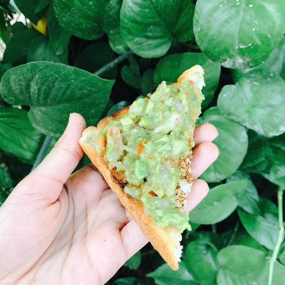 Simple Avocado Toast with Indian Inspired Guacamole