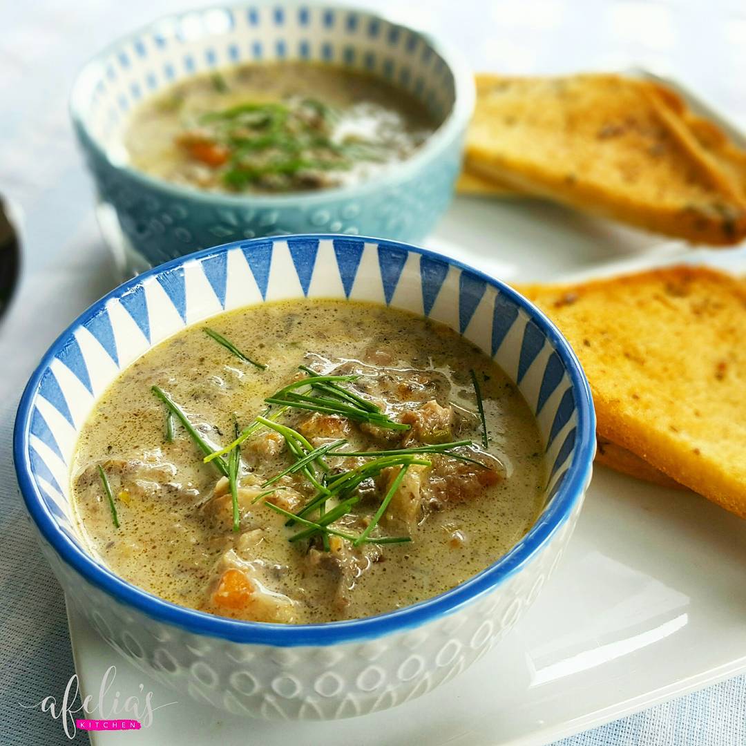 Chunky Vegetable & Mushroom Soup