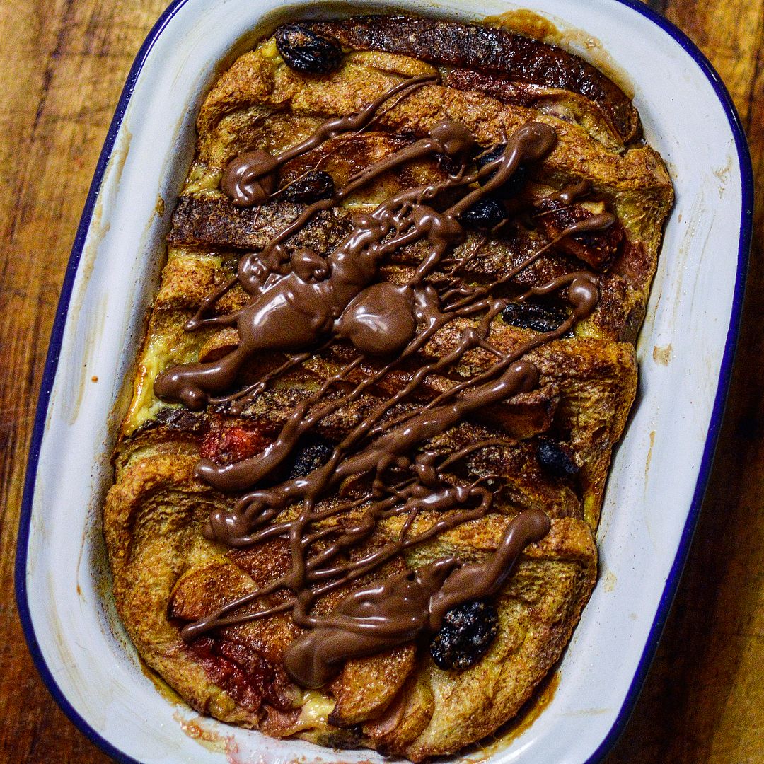 "Protein" Bread & Butter Pudding