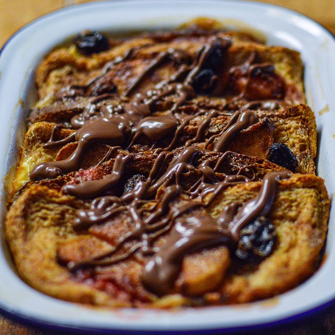 "Protein" Bread & Butter Pudding