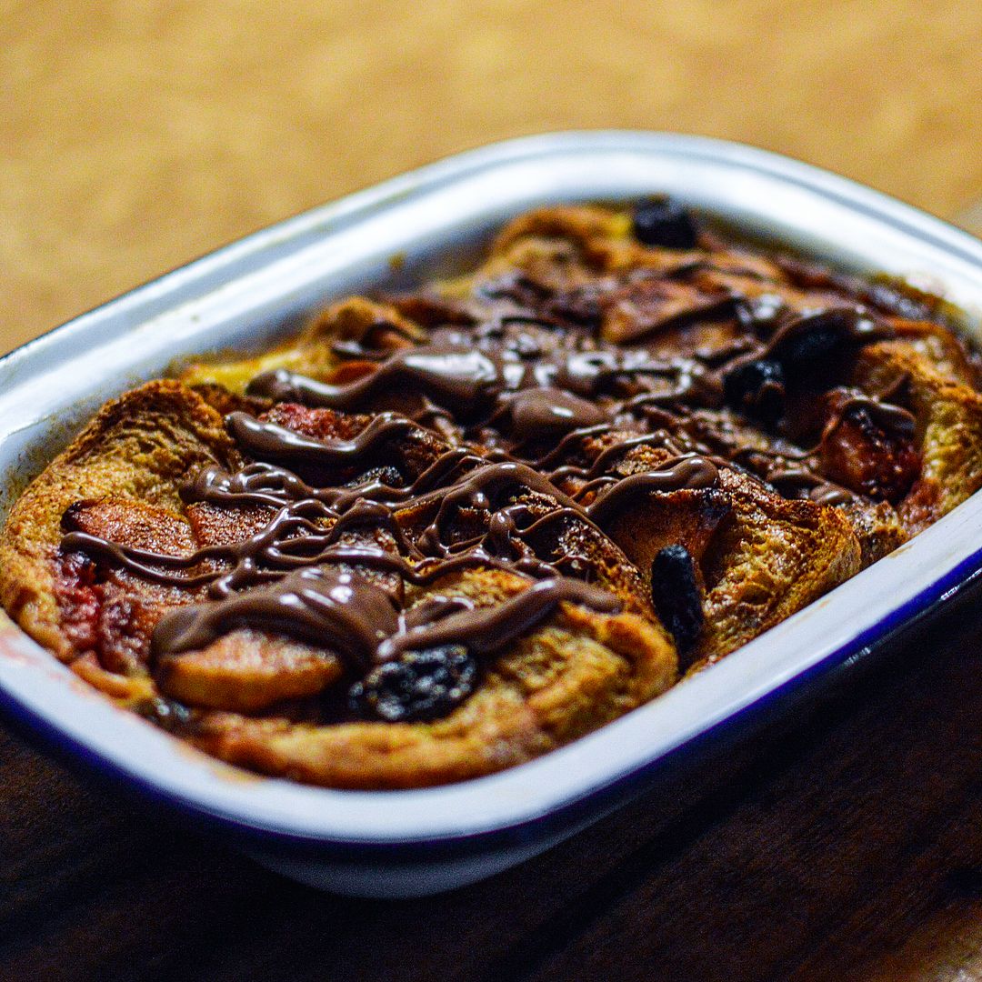 "Protein" Bread & Butter Pudding