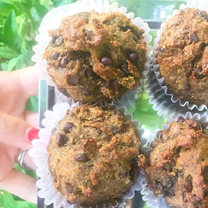 Guiltless Pumpkin Chocolate Chip Muffins