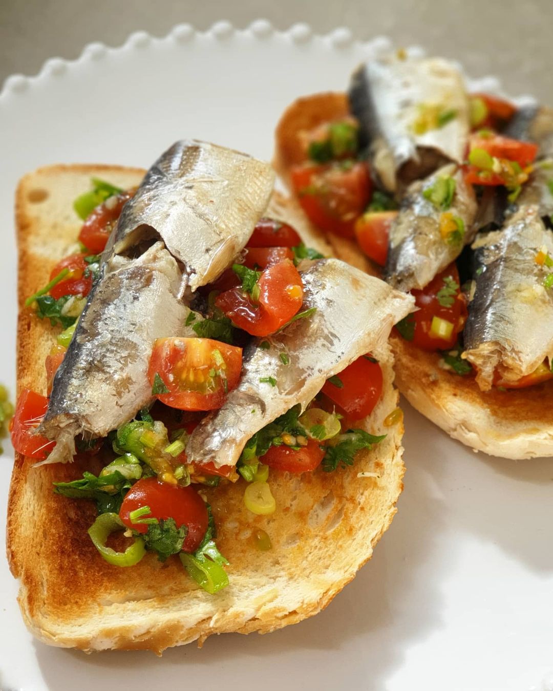 Spicy Sardines on Toast