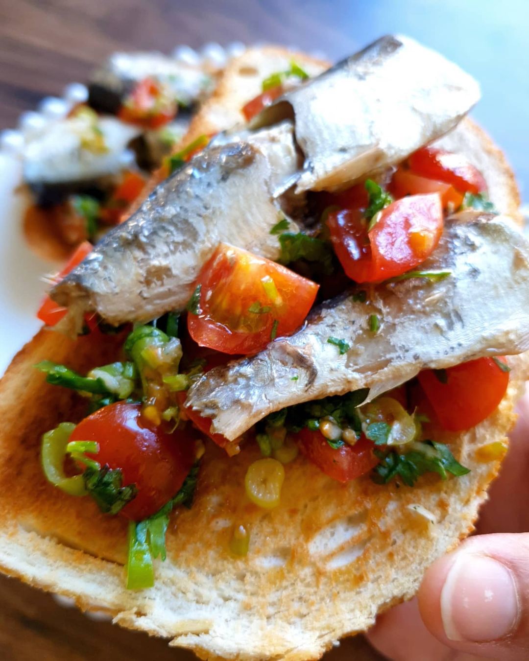 Spicy Sardines on Toast