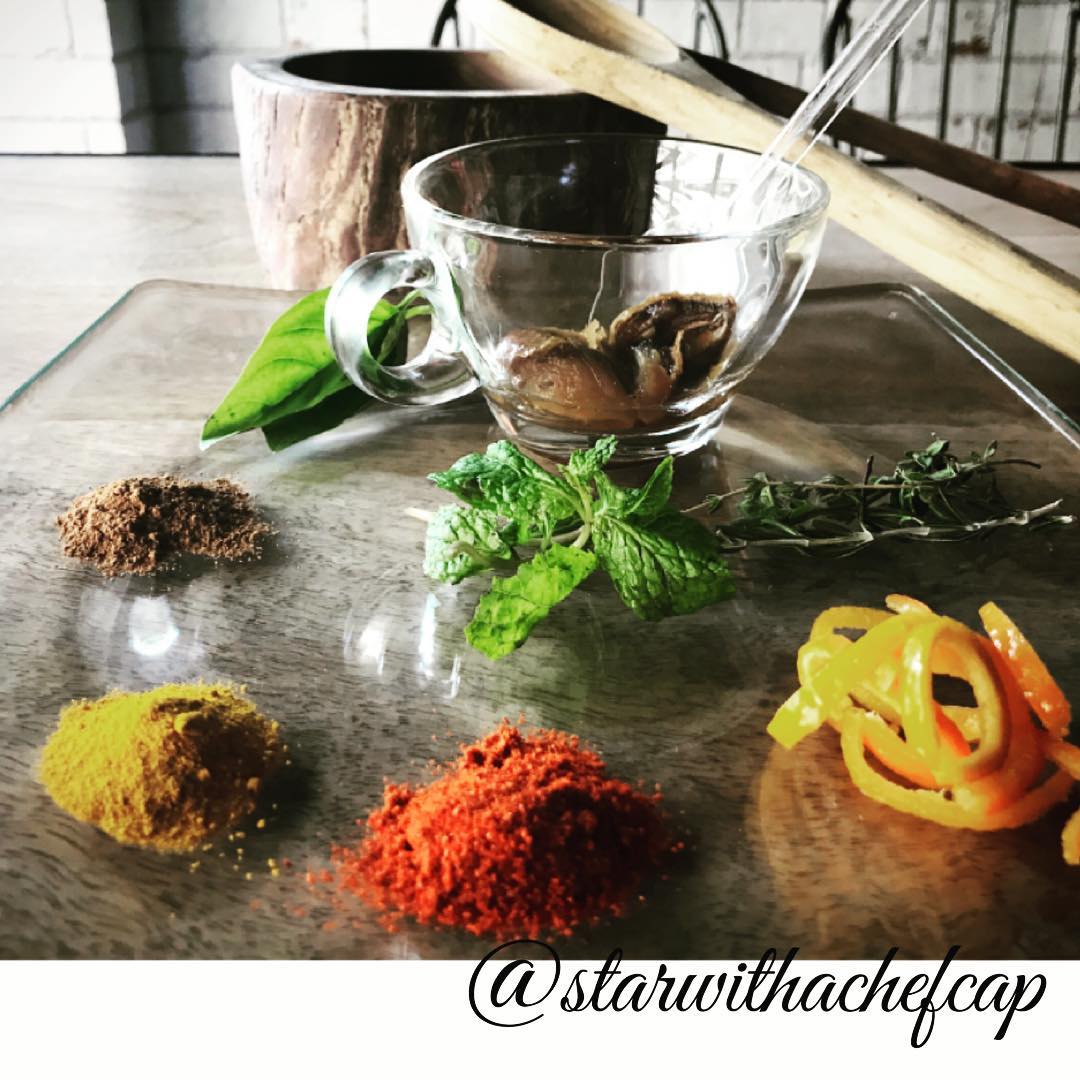 Homemade Detox Tea with Dates and Herbs