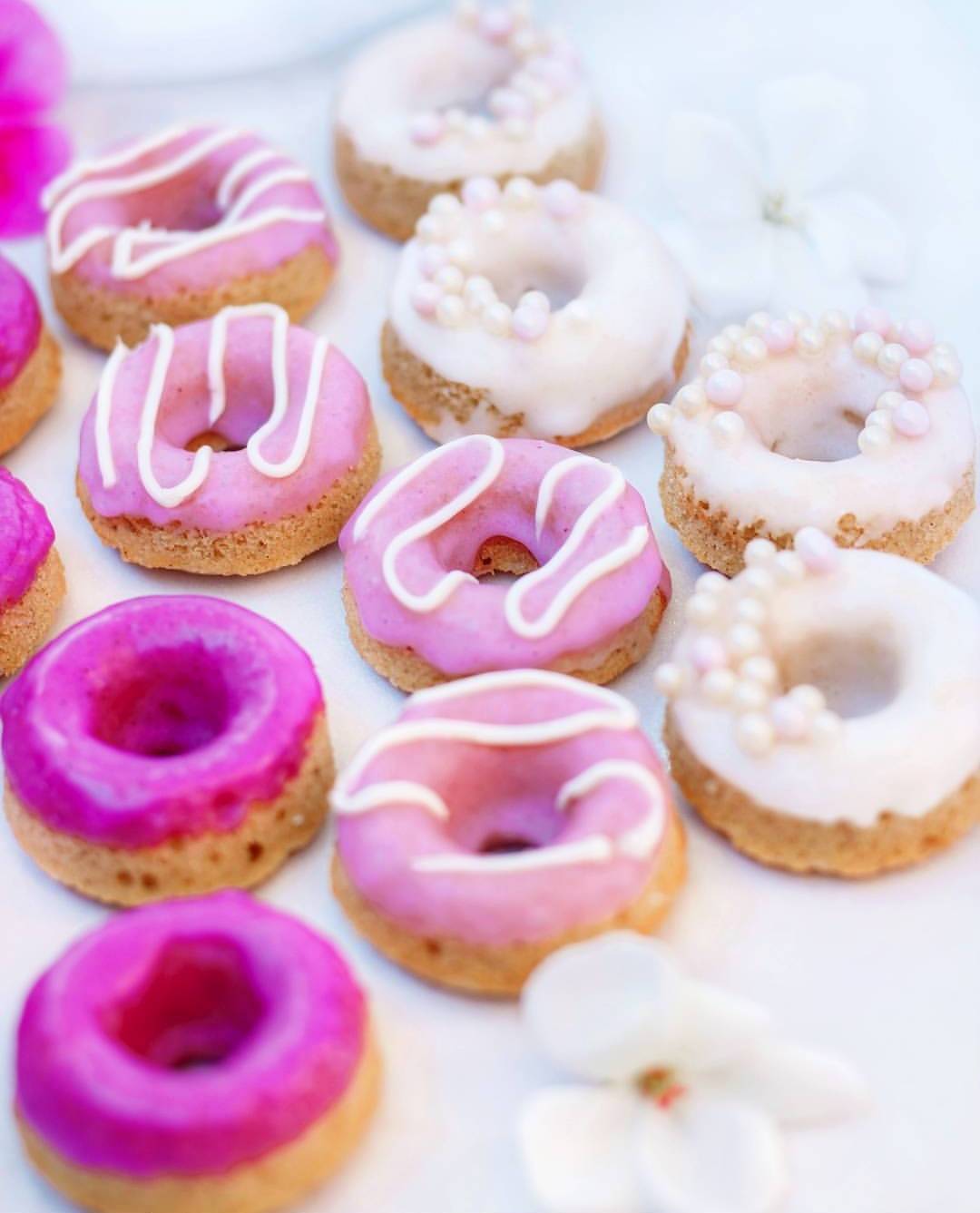 Mini Ombré Donuts
