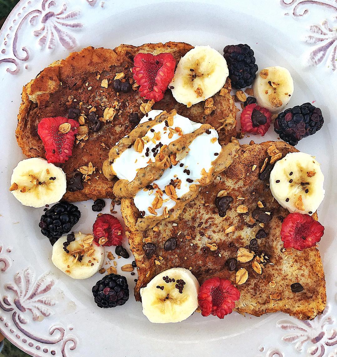 Chocolate Protein Collagen French Toast