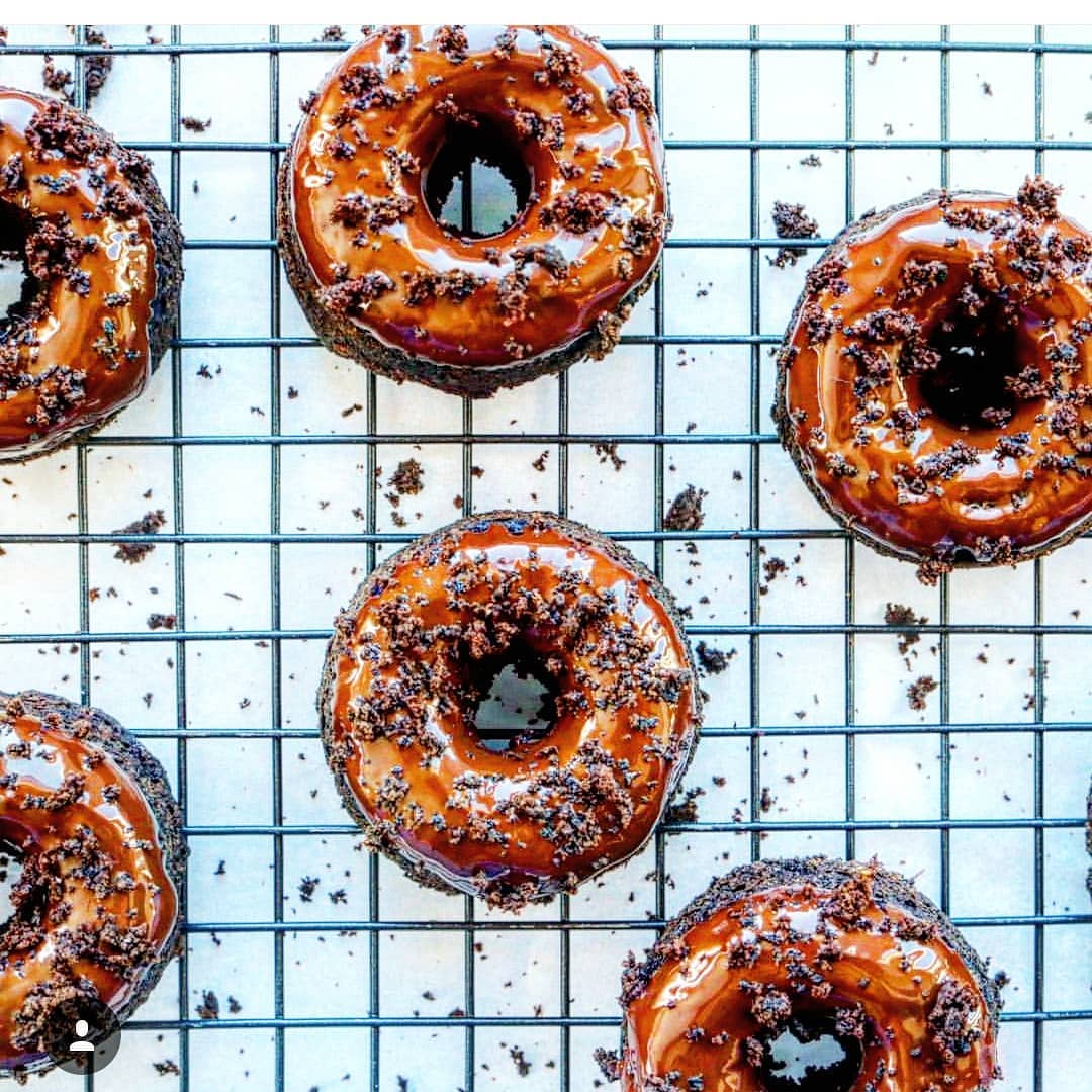 Triple Chocolate Cake Donuts