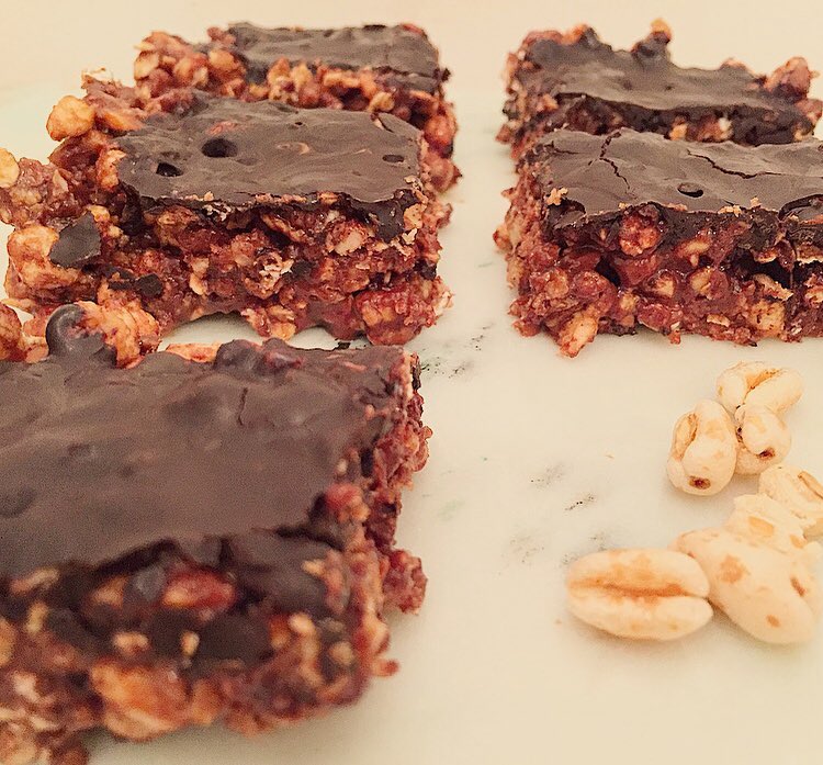 Chocolate and Peanut Butter Crispies