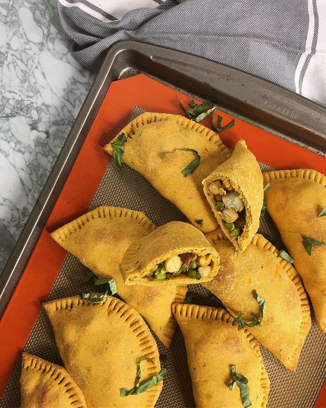Sautéed Potato and Chickpea Filling