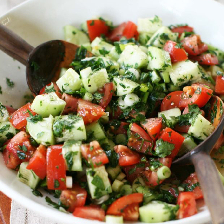 Armenian Cucumber and Tomato Salad