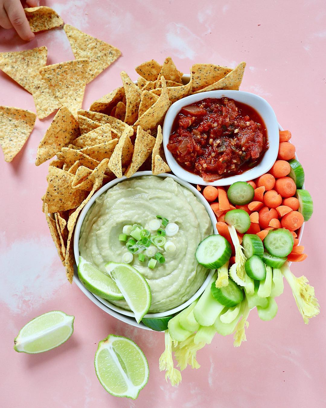 Creamy Guacamole Bean Dip