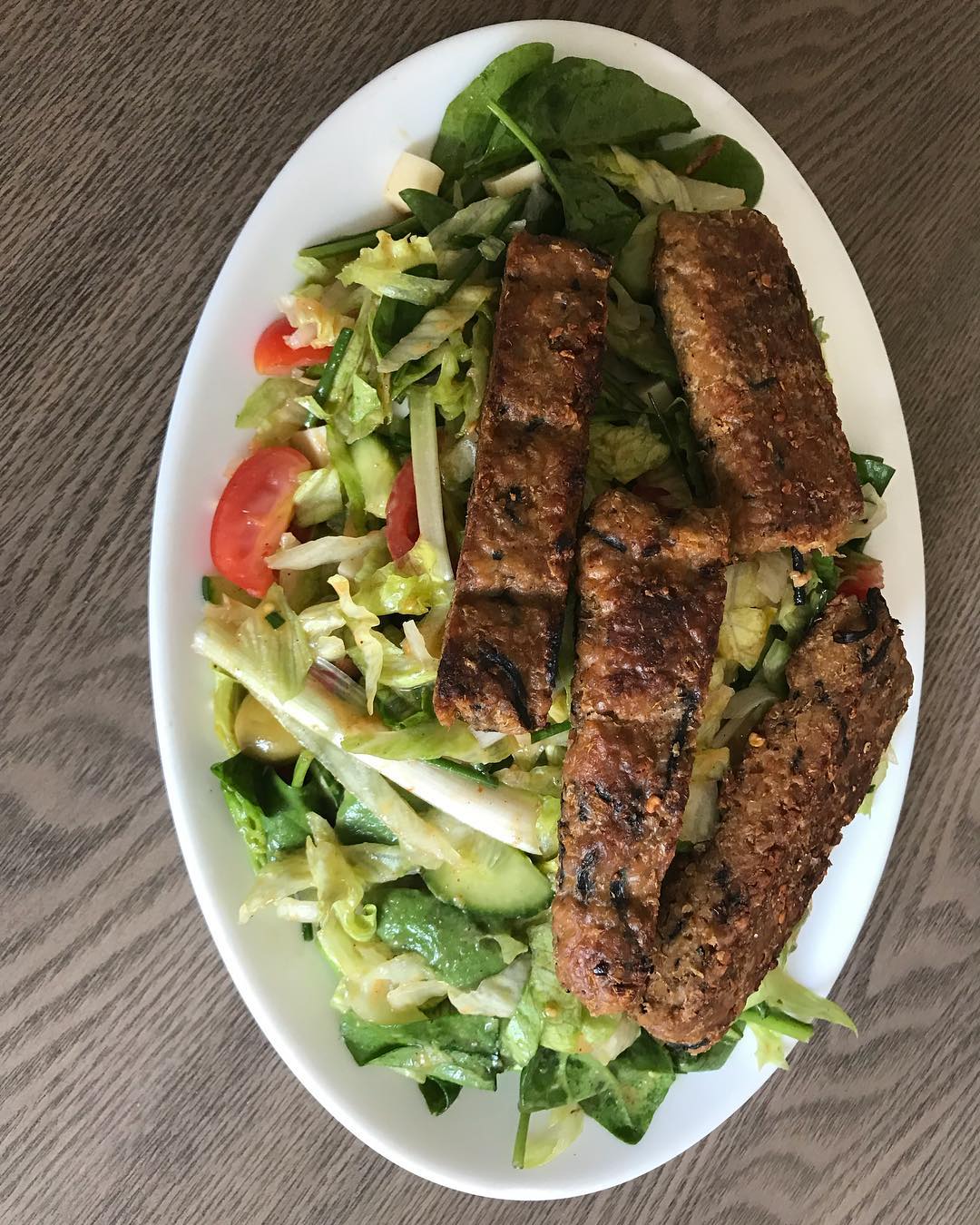 Spicy Warm Tempeh Salad