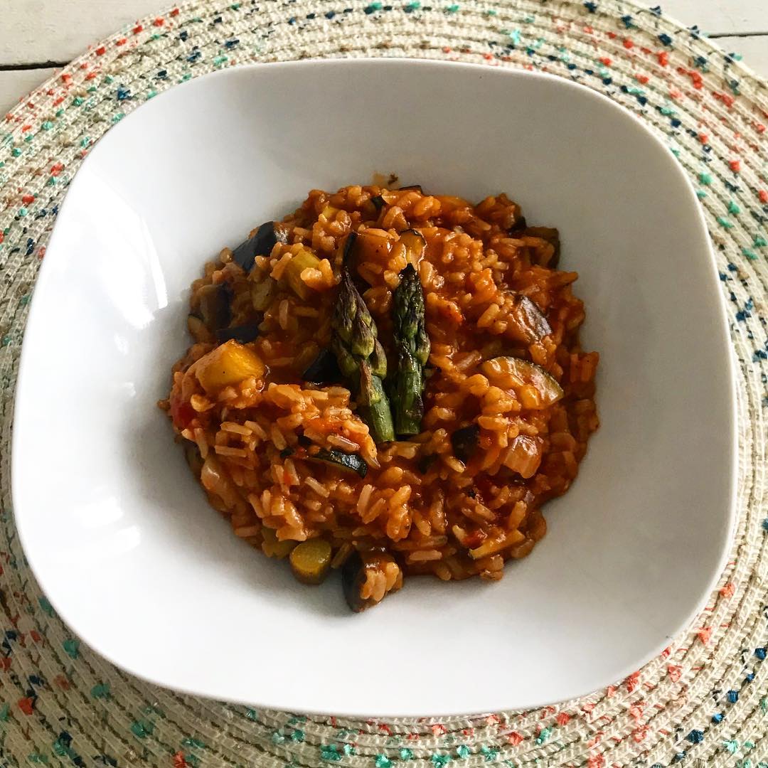 Roasted Veg and Tomato Risotto