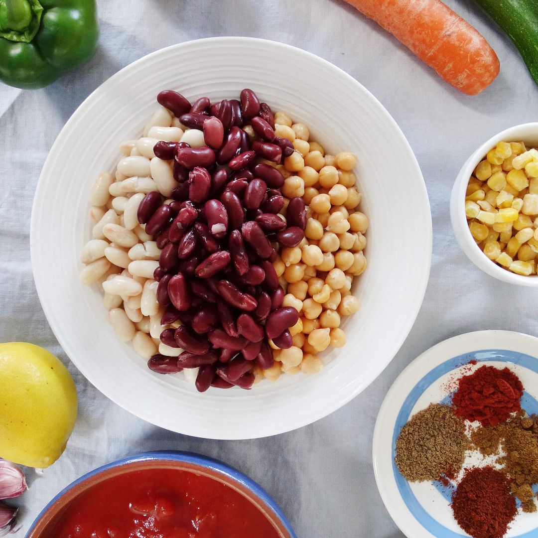 Three Bean Chilli Con Carne