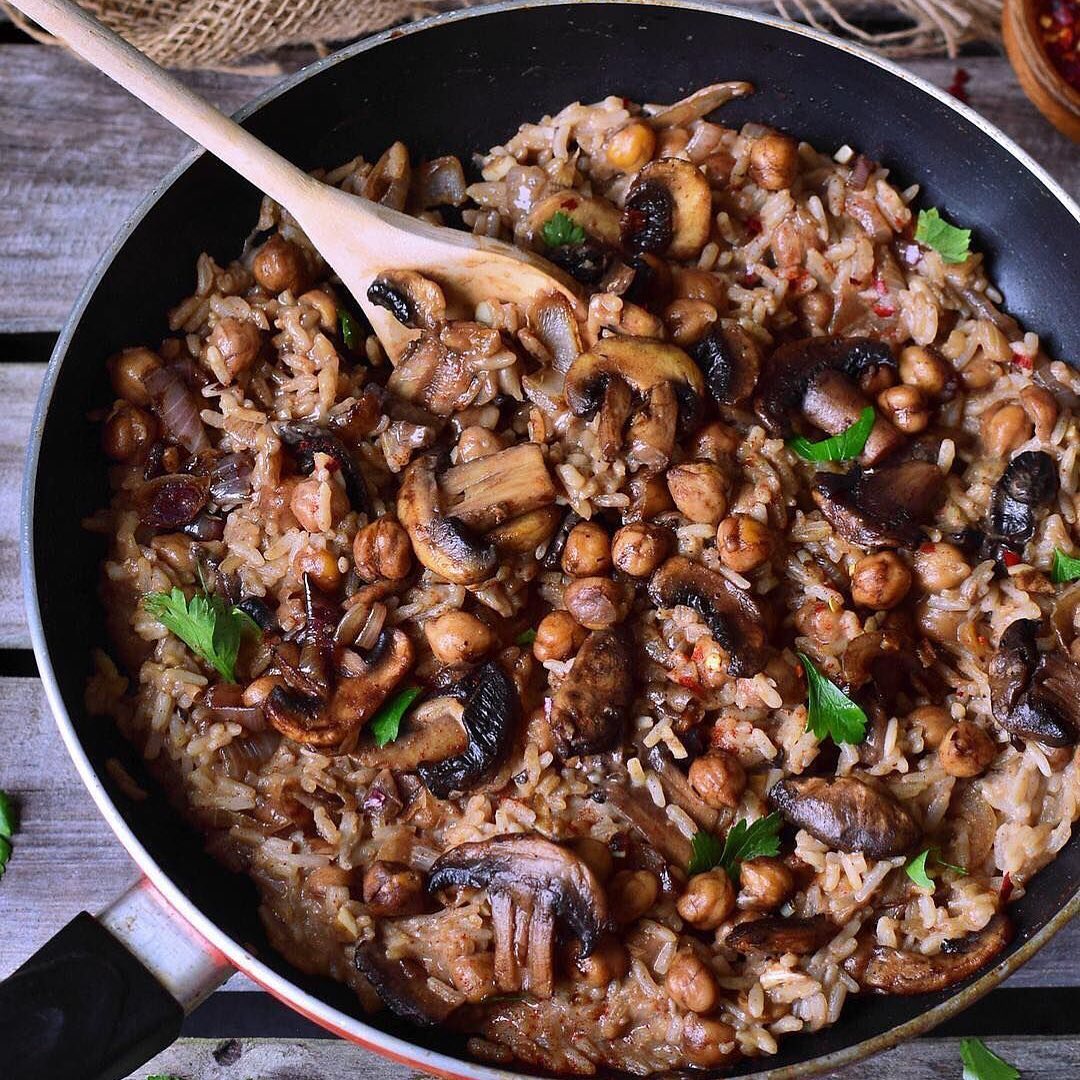 Vegan Mushroom Risotto