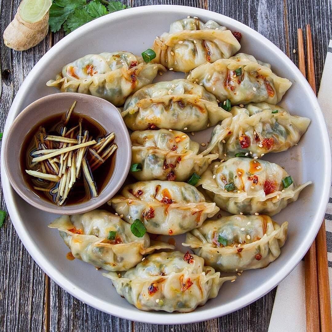 Tofu Bok Choy Potstickers