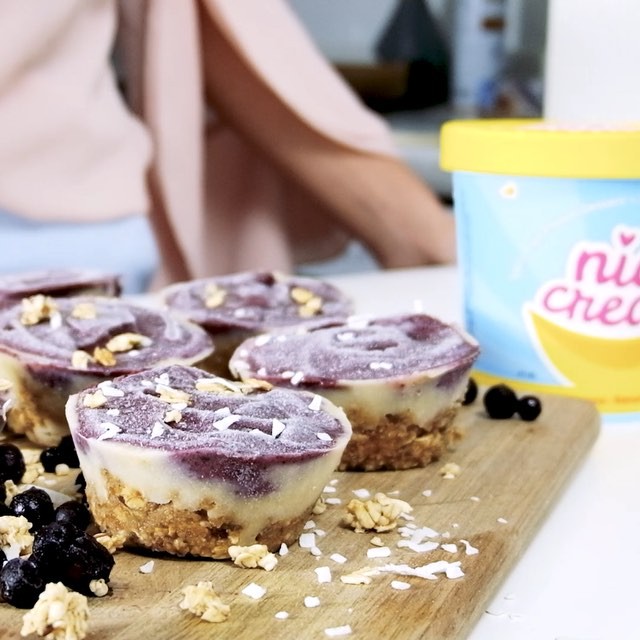 Healthy 5-Ingredient Nicecream Cups Treat