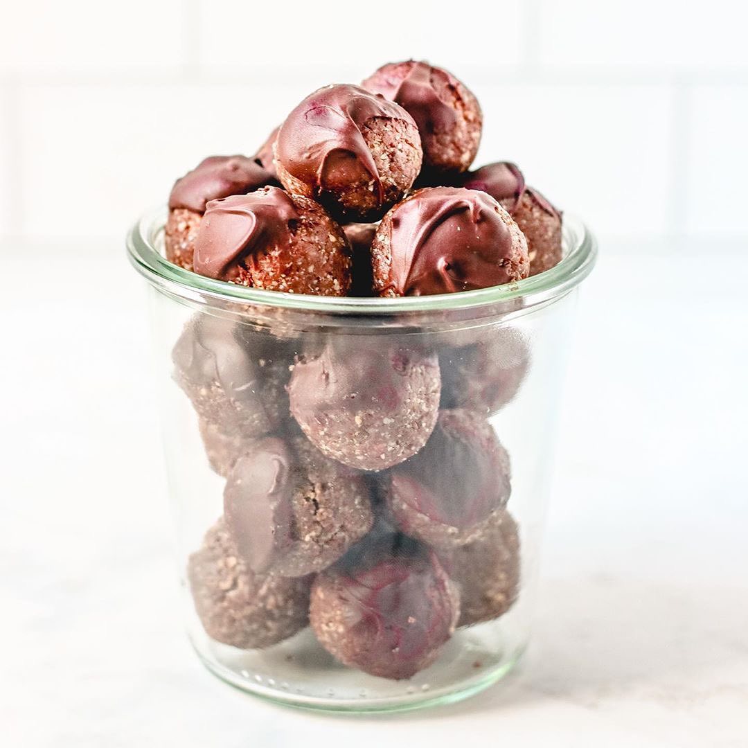 Nut Free Chocolate Protein Bites