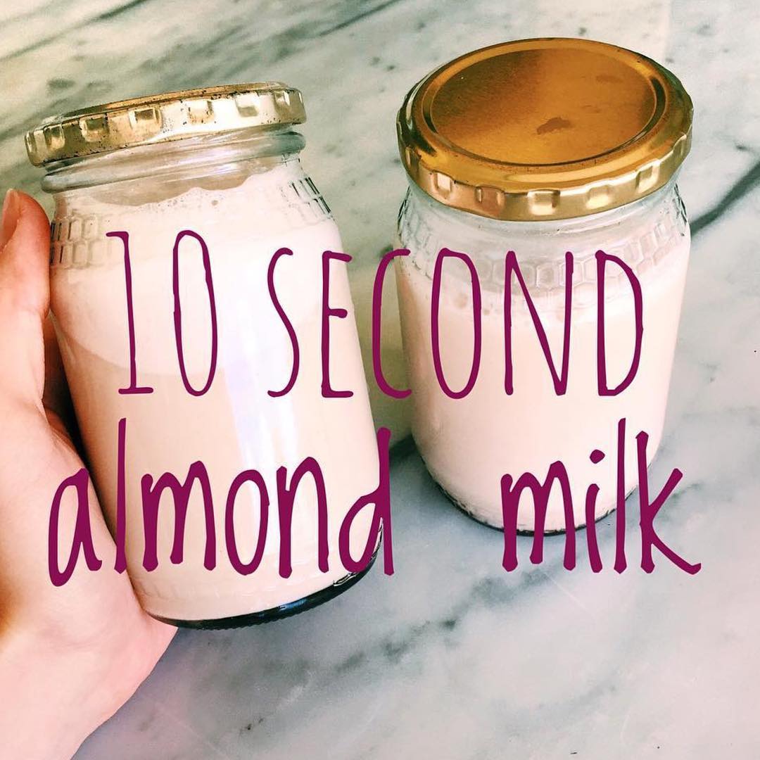 10 Second Almond Milk