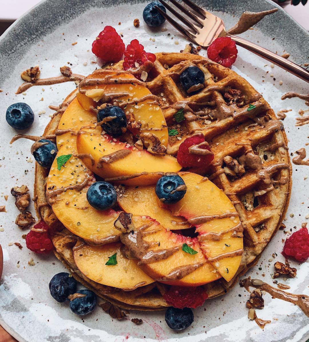 Healthy Gluten-Free Banana Waffles