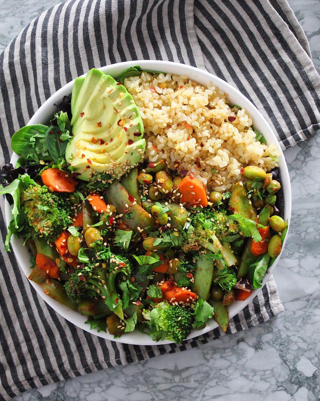 Snap Peas, Edamame, Peas, Onion, Carrots and Broccoli
