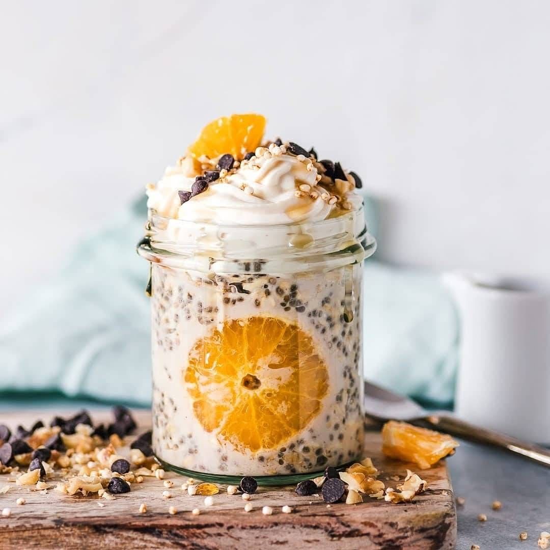 Walnut Chia Overnight Oats