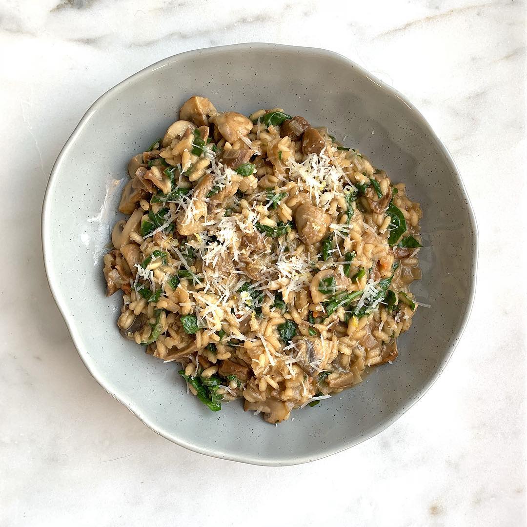 Mushroom and Lemon Risotto