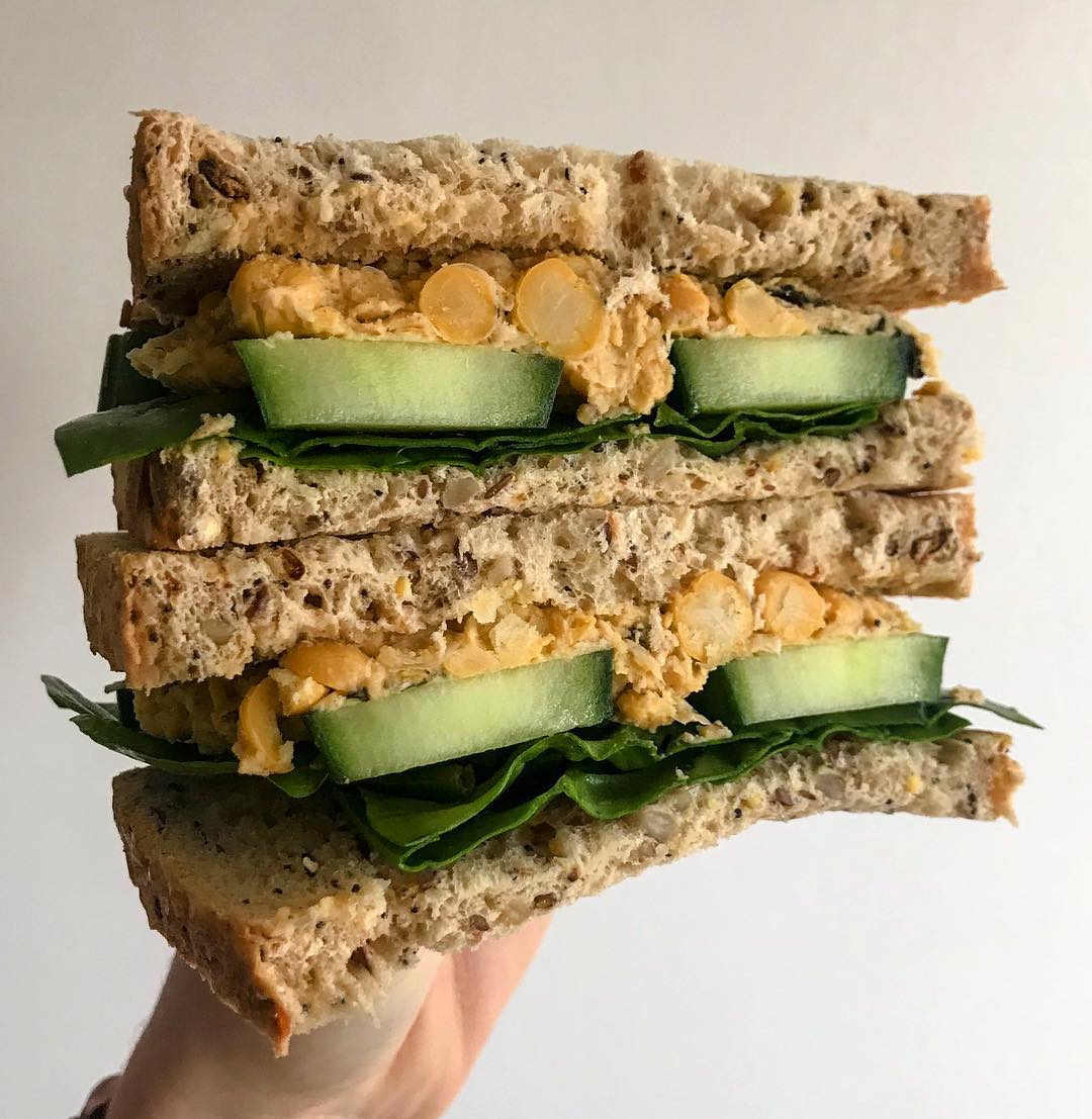 Chickpea Tuna Sandwiches