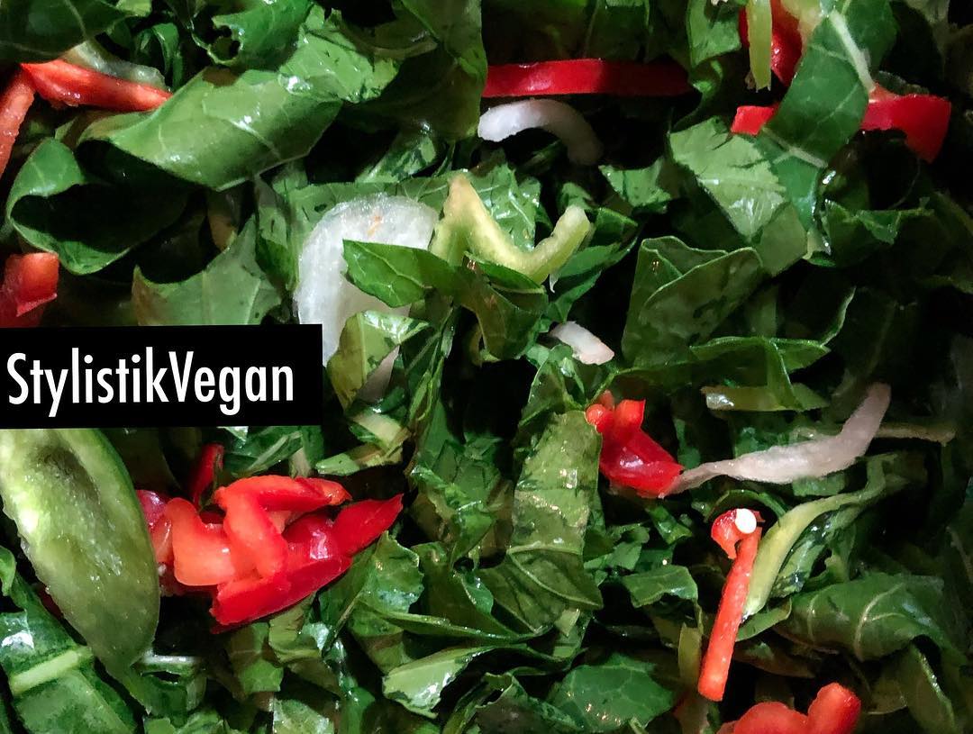 Tasty Vegan Collard Greens Slow Cooker Dish