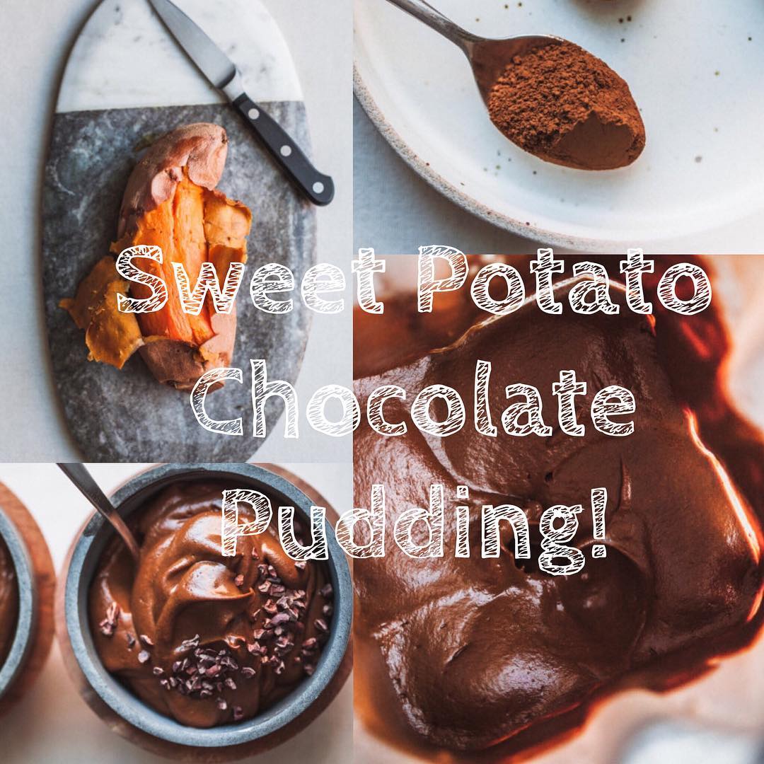 Sweet Potato Chocolate Pudding