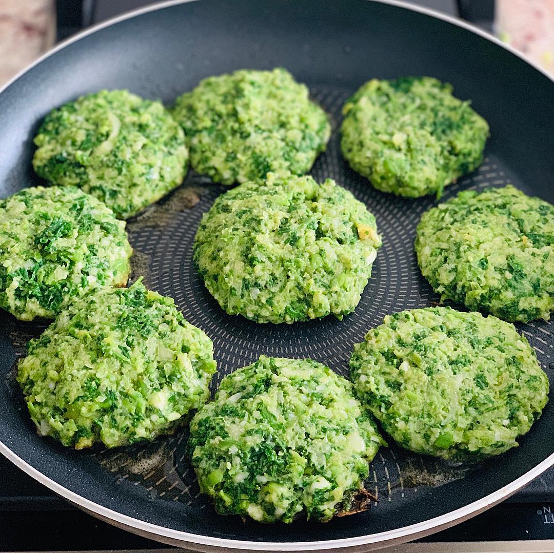 Kale, Peas & Protein Cheese Patties