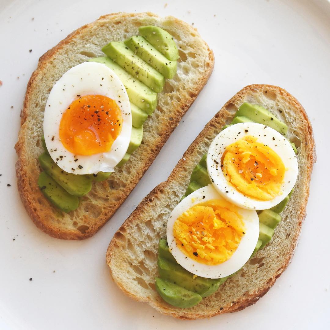 The Cutest Avocado Toast with a Baby Avocado